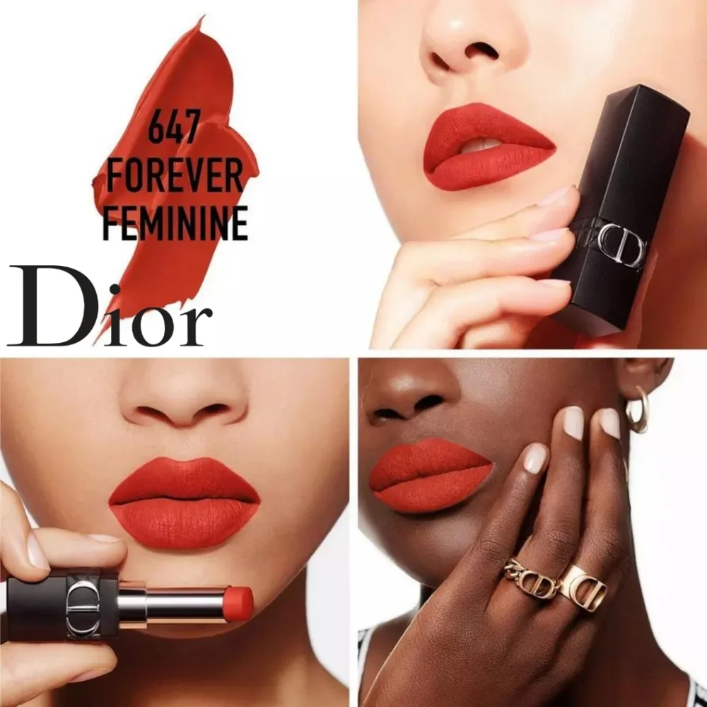 Dior - Rouge Dior Forever Transfer-Proof Lipstick- 647 Forever Feminine